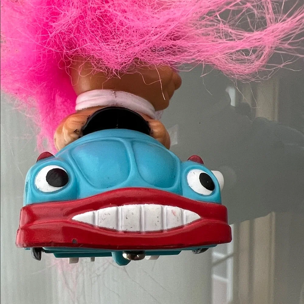 🍴Forky Figure Duo + Vintage 90s Russ Wind-Up Car Troll Toy Story 4 Bundle Set 3